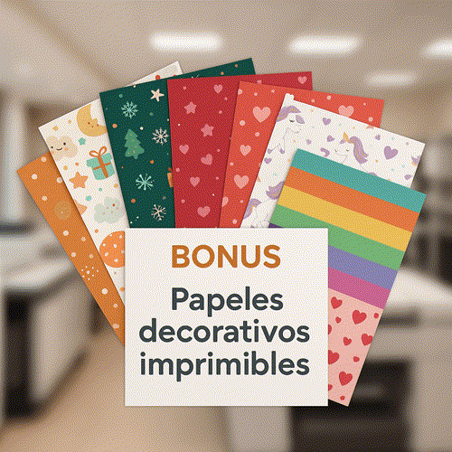 235 papeles decorativos imprimibles