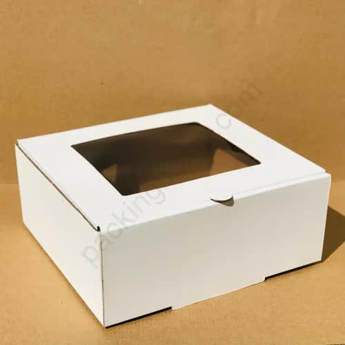 Caja con ventana superior